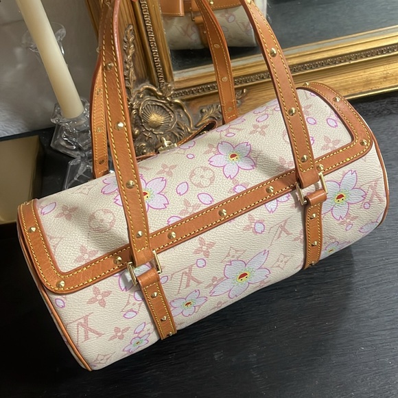 Louis Vuitton x Takashi Murakami Cherry Blossom Papillon 30 Handbag - Picture 4 of 7